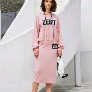 Matching Hoodie & Skirt Set